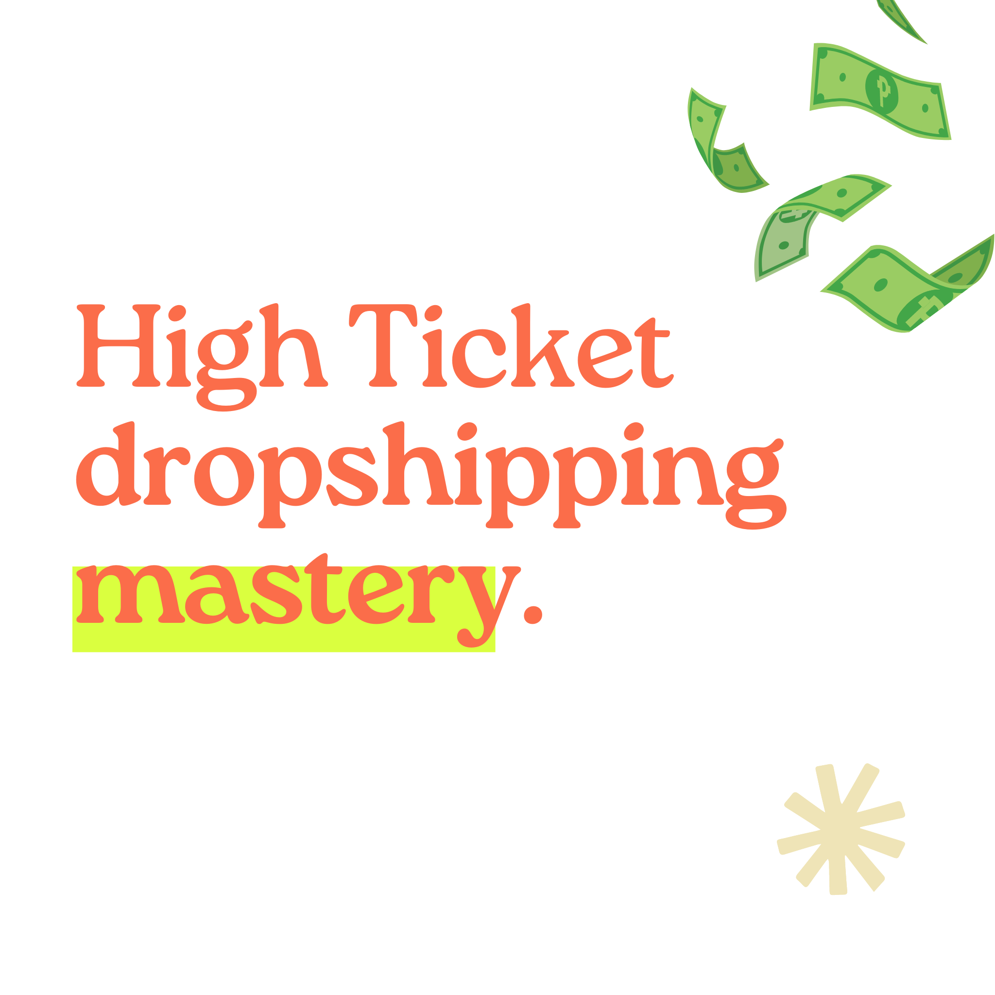High Ticket Dropshipping [From A to Z]